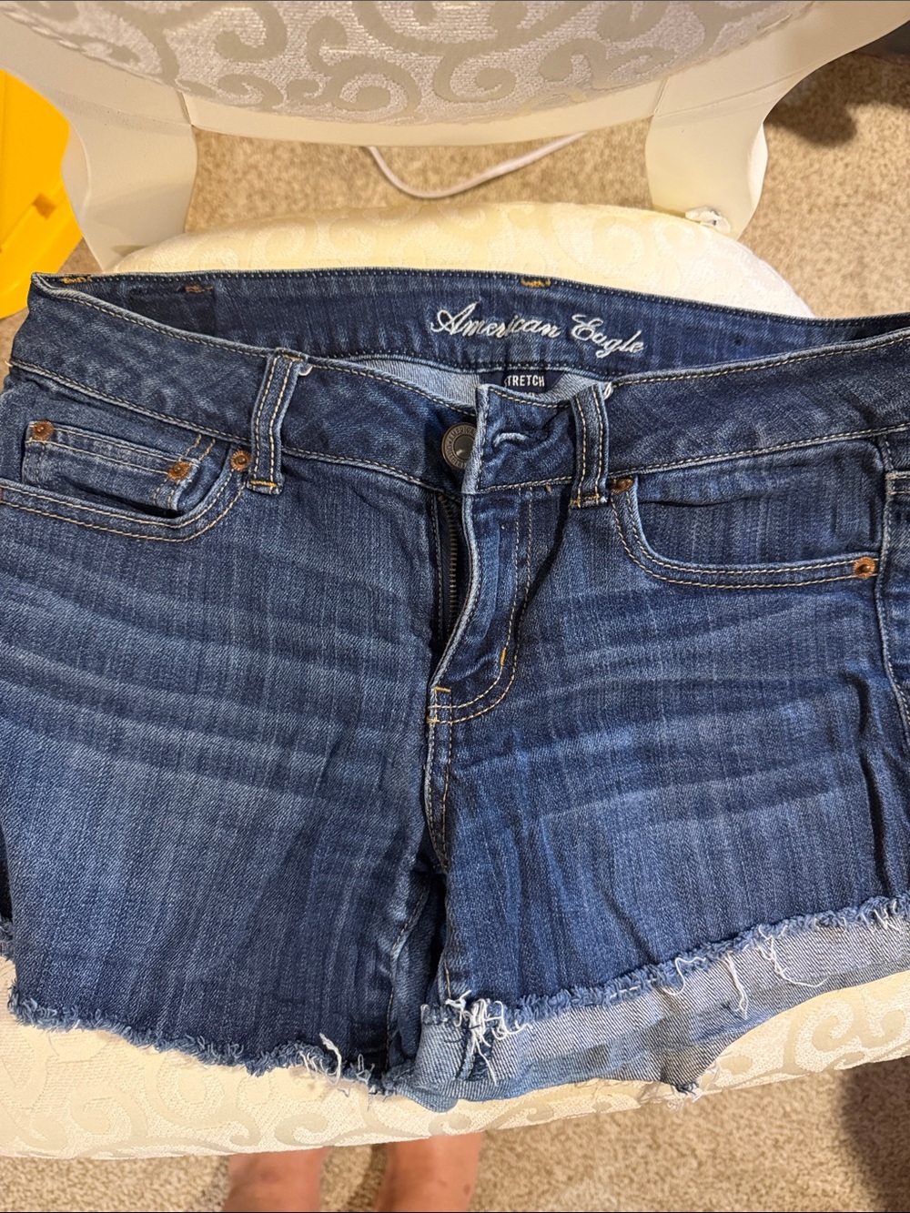 American Eagle Outfitters Indigo Denim Cutoff Shorts